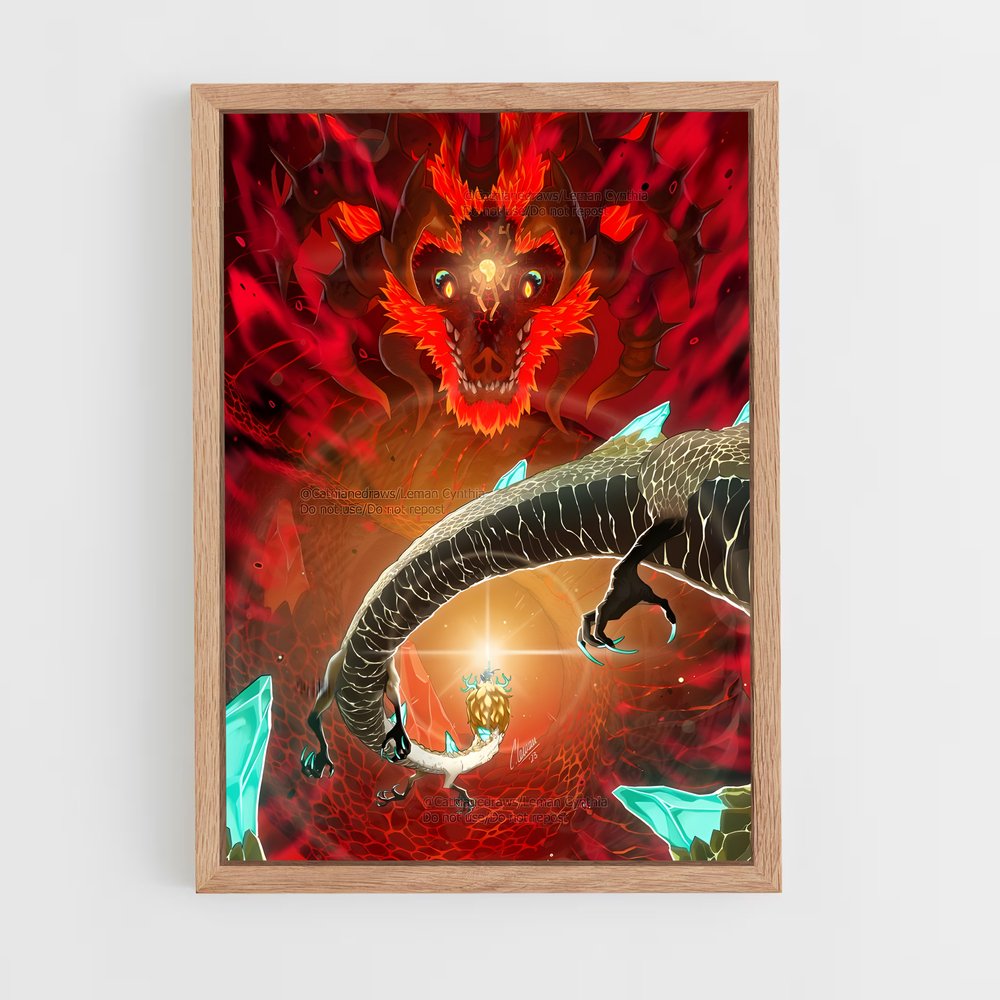 Poster Calamity ganon – affiche Zelda (vue 4)